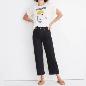 Madewell Slim Wide Leg Crop Jeans